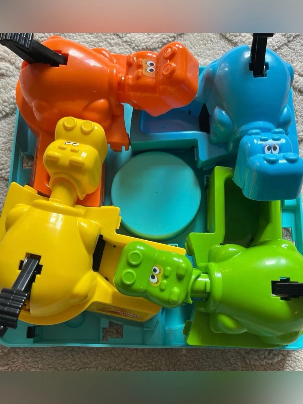 Hungry Hungry Hippos Board Game - Full Size Hasbro Family Marble Game, No Box